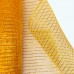 Glitter Striped Deco Mesh Roll | 21" x 10y  | Gold